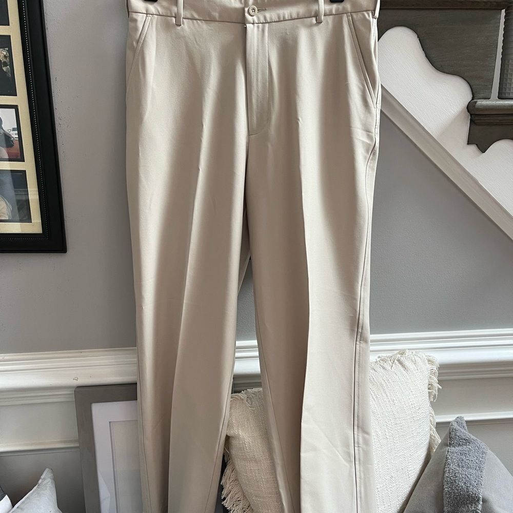 Tommy Armour Cream Athletic Pants sz 34X30